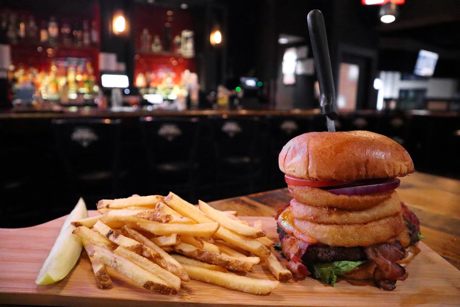 Burger at Archie's Tavern
